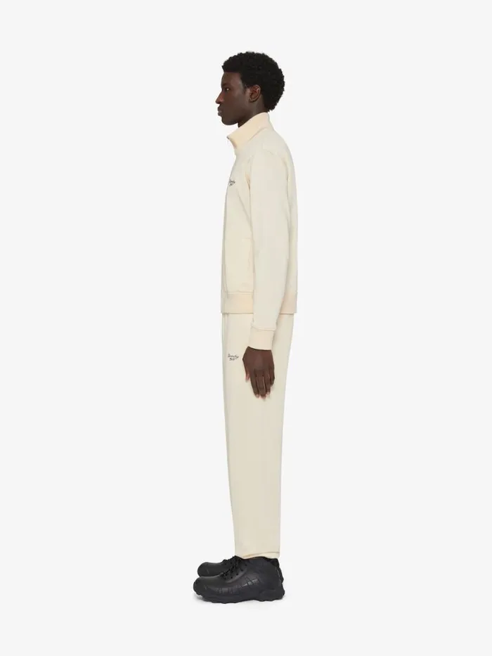 1952 Tracksuit Jacket In Fleece Ivory Men Givenchy Sweatshirts and Hoodies