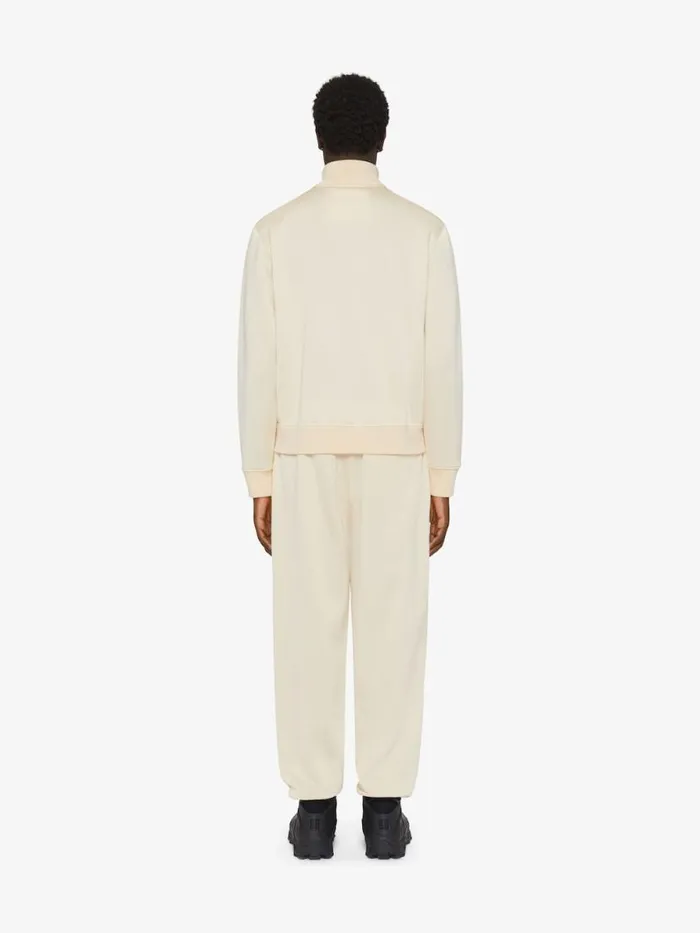 1952 Tracksuit Jacket In Fleece Ivory Men Givenchy Sweatshirts and Hoodies