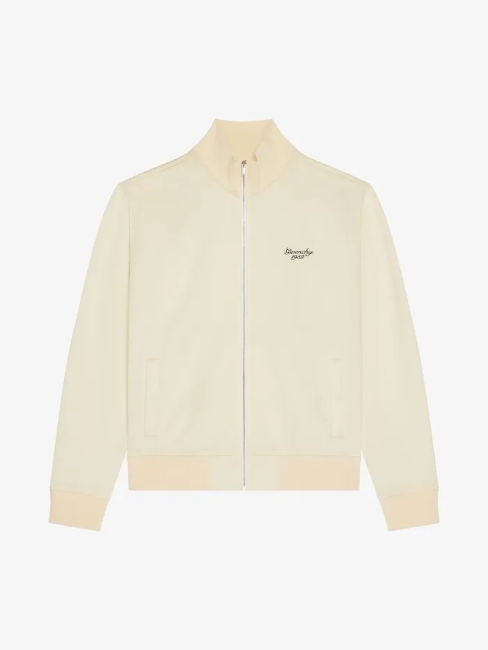 1952 Tracksuit Jacket In Fleece Ivory Men Givenchy Sweatshirts and Hoodies