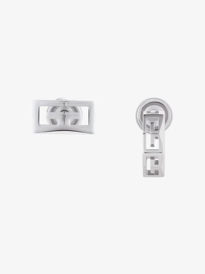 2g Earrings In Metal Silvery Men Givenchy Jewelry