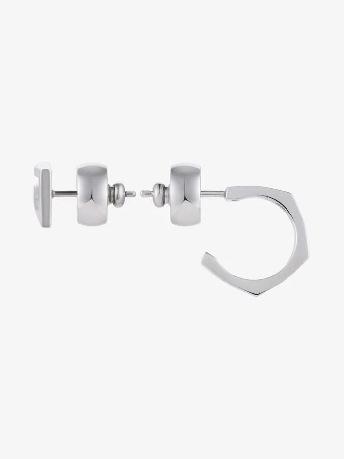 2g Earrings In Metal Silvery Men Givenchy Jewelry