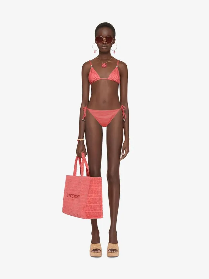 4g Bikini Bottom Coral Women Givenchy Swimwear
