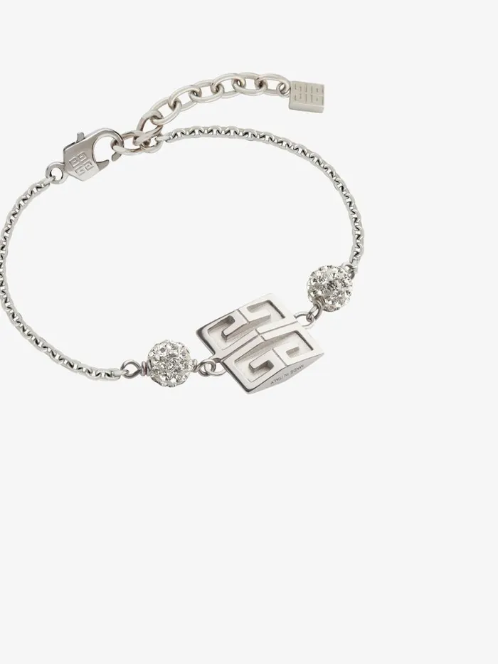 4g Bracelet In Metal With Crystals Silvery Women Givenchy Jewelry