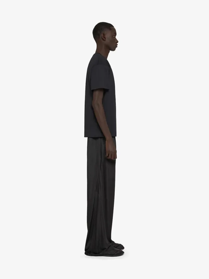 4g Stars Boxy Fit TShirt In Cotton Black Men Givenchy TShirts