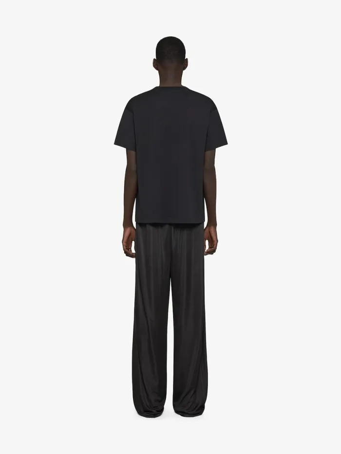 4g Stars Boxy Fit TShirt In Cotton Black Men Givenchy TShirts