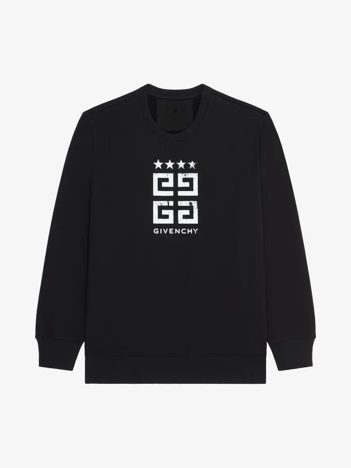 4g Stars Slim Fit Sweatshirt In Fleece Black Men Givenchy Sweatshirts and Hoodies 4g Stars Slim Fit Sweatshirt In Fleece Black Men Givenchy Sweatshirts and Hoodies