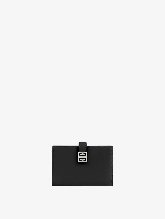 4g Wallet In Box Leather Black Women Givenchy Wallets and Card Holders