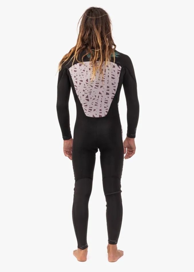 7 Seas 32 Full Chest Zip Wetsuit 8211 Black With Jade Logos Black Men Vissla Wetsuits