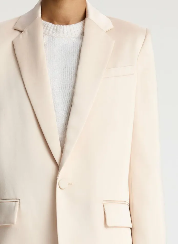 Accessories Women ALC Axel Satin Jacket Light Buff