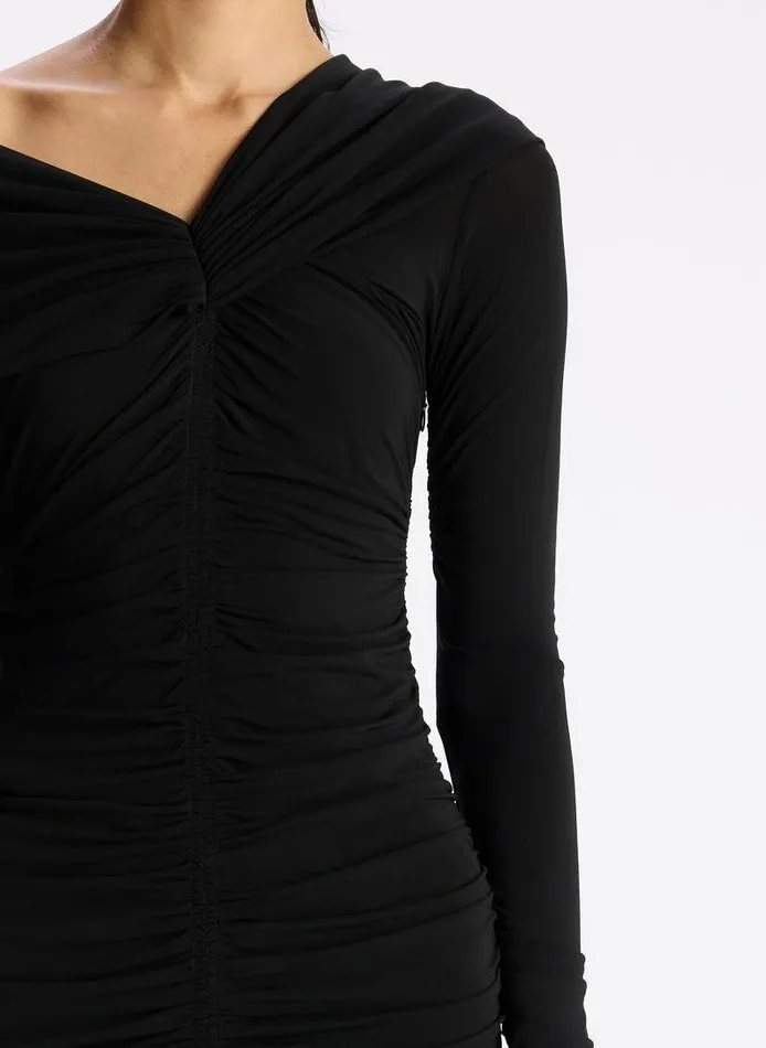 Accessories Women ALC Marie Jersey Midi Dress Black Accessories Women ALC Marie Jersey Midi Dress Black
