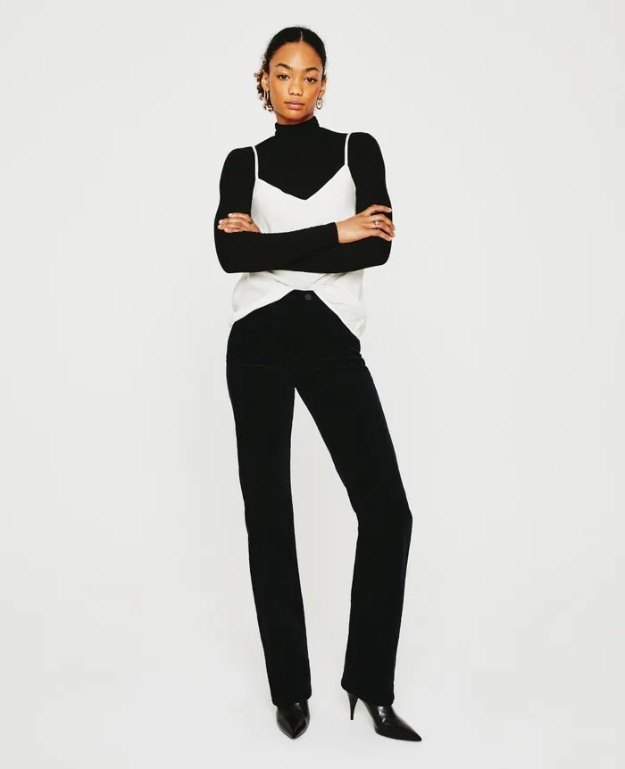 AG Jeans Alexxis Extended Super Black Women Pants