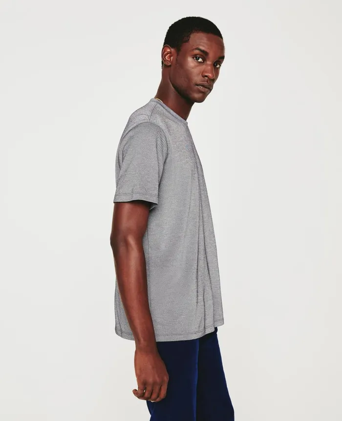 AG Jeans Bryce Crew Deep Navy Men Tees AG Jeans Bryce Crew Deep Navy Men Tees