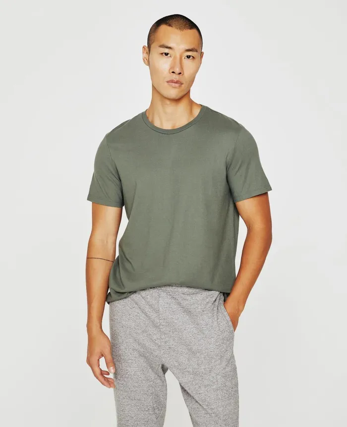 AG Jeans Bryce Crew Hunter Sage Men Tees