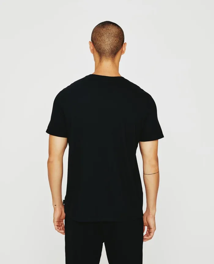 AG Jeans Bryce Crew Pack Essential True Black Men Tees AG Jeans Bryce Crew Pack Essential True Black Men Tees