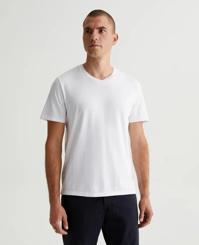 AG Jeans Bryce Vee True White Men Tees
