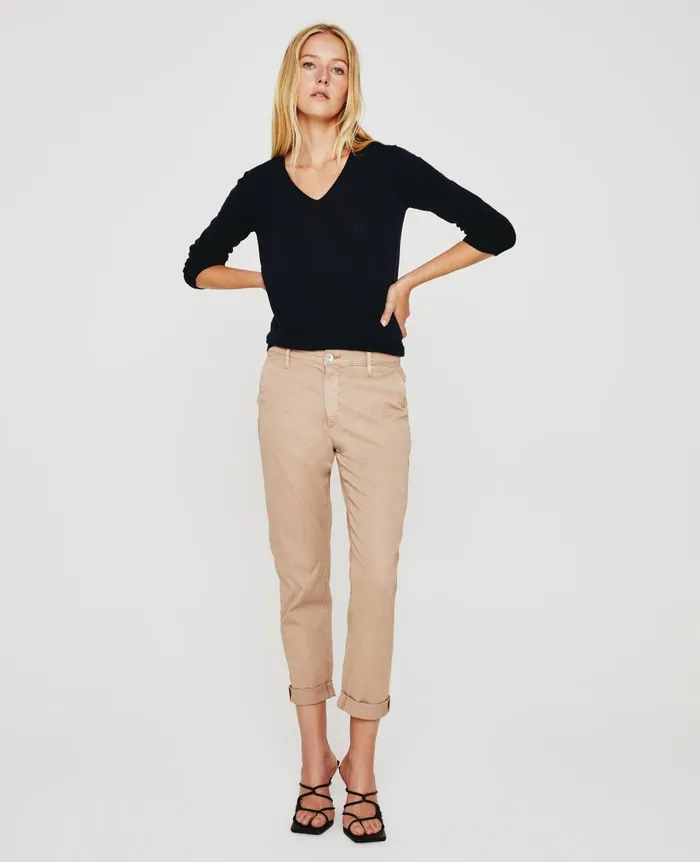 AG Jeans Caden Sulfur Almond Biscotti Women Pants