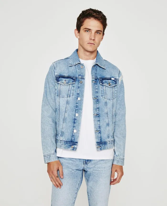 AG Jeans Dart Jacket 22 Years Tallahassee Destructe Men Jackets
