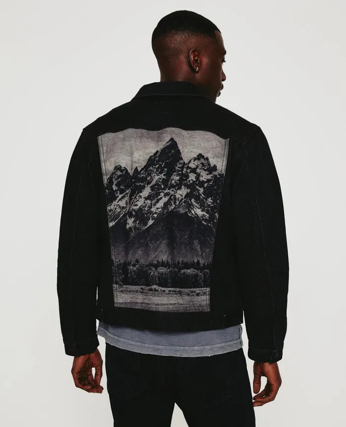 AG Jeans Dart Jacket Mountain Range 1 Year Stino Men Jackets