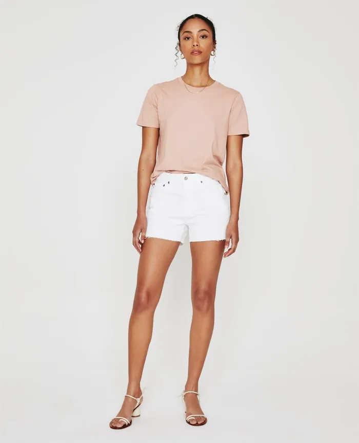 AG Jeans Hailey CutOff Short 1 Year Classic White Women Skirts and Shorts