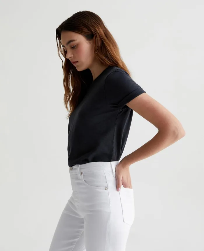 AG Jeans Jagger Crew 5 Years True Black Women Tees and Tanks AG Jeans Jagger Crew 5 Years True Black Women Tees and Tanks