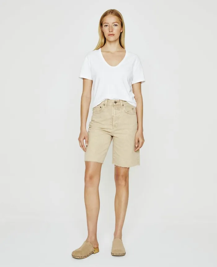 AG Jeans Kerah Short Moonwash Dry Dust Women Denim
