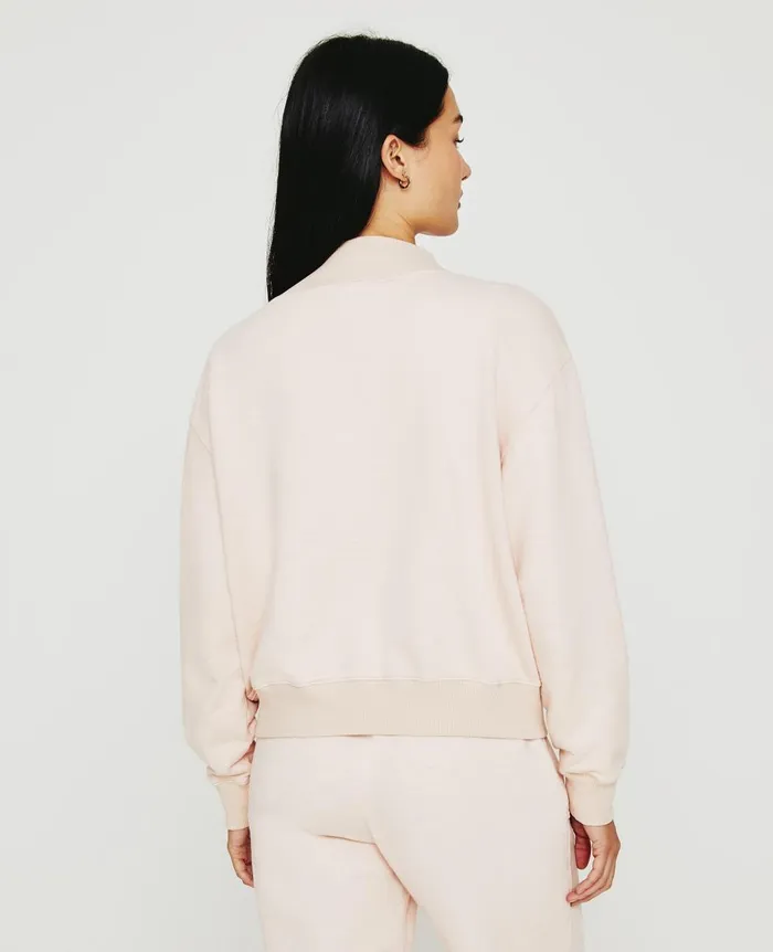 AG Jeans Nova Mock Vintage Pink Women Sweatshirts AG Jeans Nova Mock Vintage Pink Women Sweatshirts