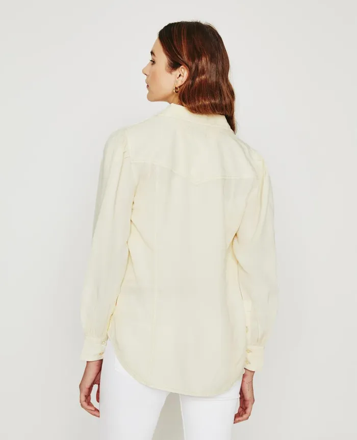 AG Jeans Sable Shirt Ivory Dust Women Tops and Shirts AG Jeans Sable Shirt Ivory Dust Women Tops and Shirts