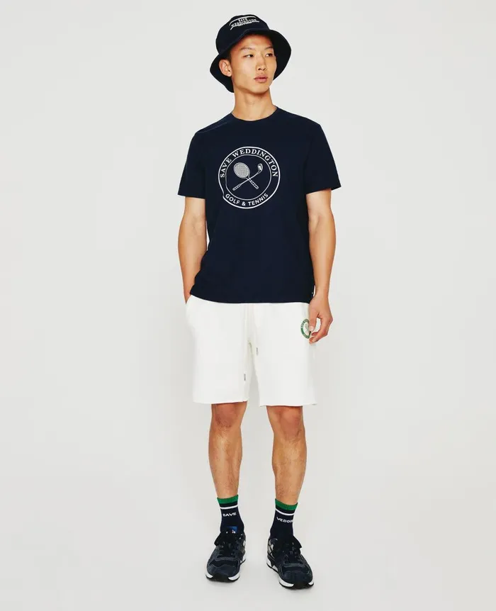 AG Jeans Weddington Sweatshorts Weddington Crest White Clay Men Sweatpants