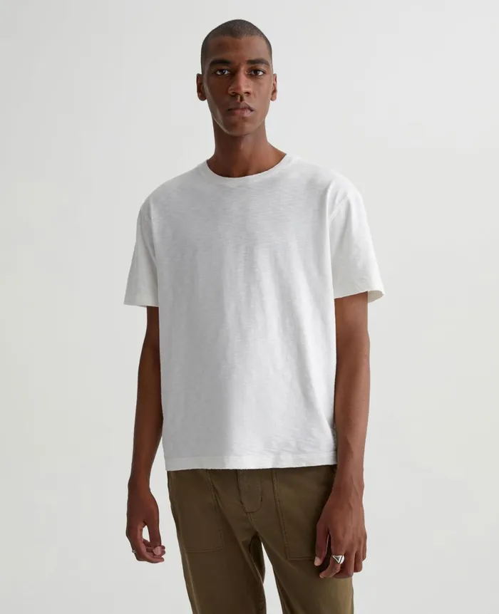 AG Jeans Wesley Crew 5 Years True White Men Tees