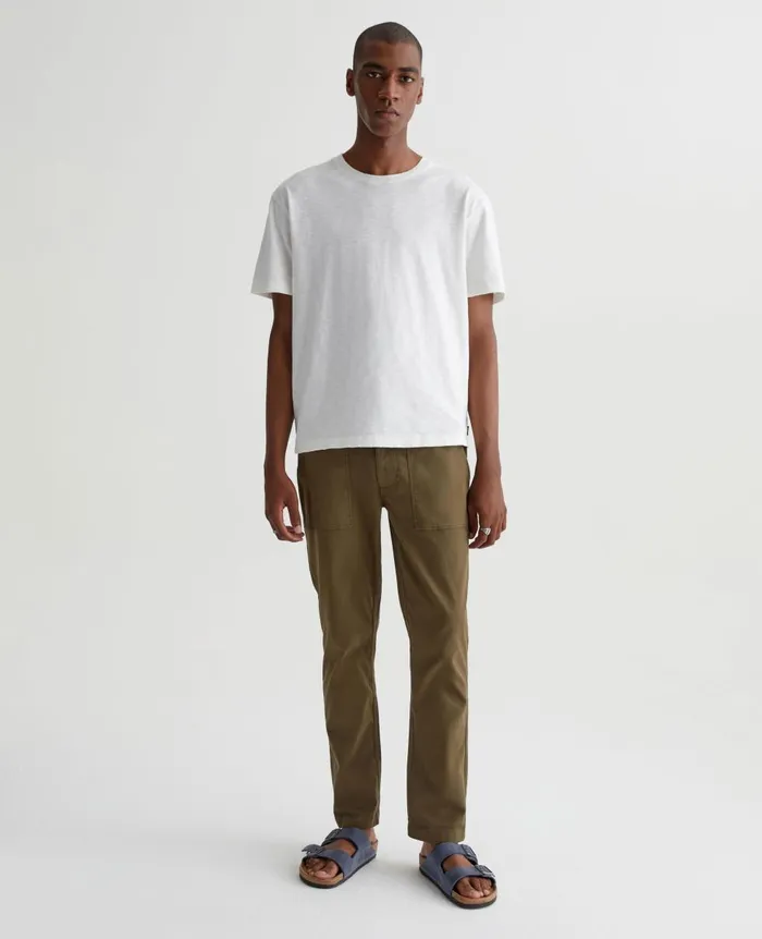 AG Jeans Wesley Crew 5 Years True White Men Tees AG Jeans Wesley Crew 5 Years True White Men Tees