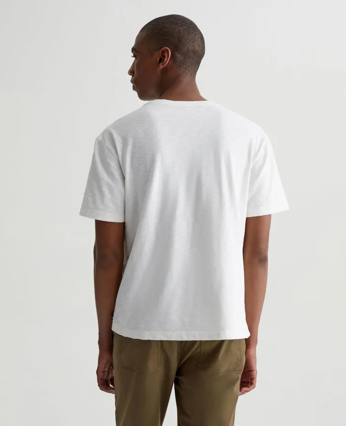 AG Jeans Wesley Crew 5 Years True White Men Tees AG Jeans Wesley Crew 5 Years True White Men Tees