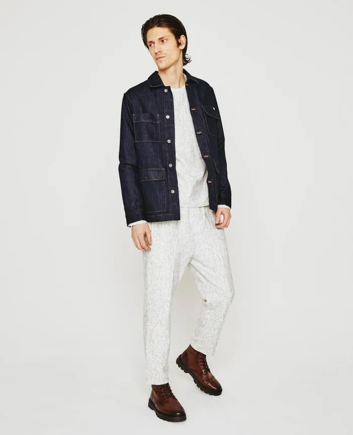 AG Jeans Wyatt Sweatpant Ikat Wool Grey Multi Men Sweatpants