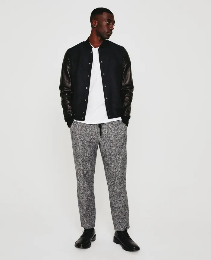 AG Jeans Wyatt Sweatpant Ikat Wool Heather Grey Multi Men Sweatpants