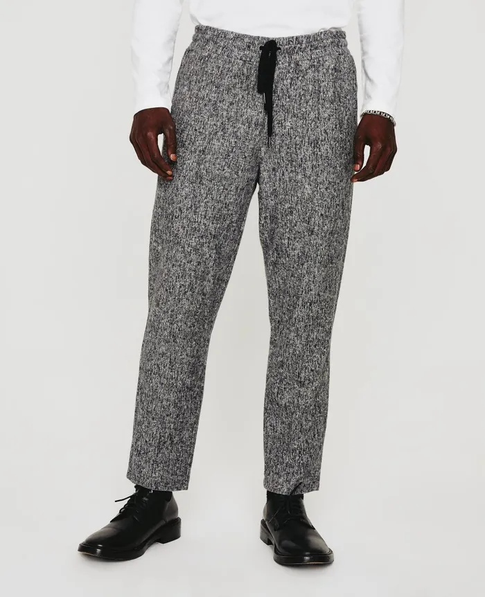 AG Jeans Wyatt Sweatpant Ikat Wool Heather Grey Multi Men Sweatpants AG Jeans Wyatt Sweatpant Ikat Wool Heather Grey Multi Men Sweatpants