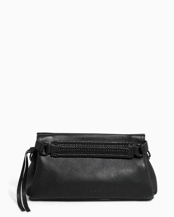 All For Love Convertible Crossbody Clutch Black With Shiny Black Women Aimee Kestenberg Clutches