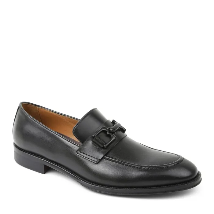Alpha Classic Bit Leather Loafer 8211 Black Men Bruno Magli Loafers and Slipons