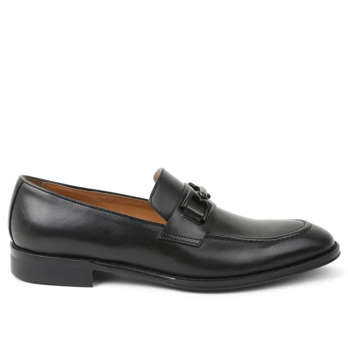 Alpha Classic Bit Leather Loafer 8211 Black Men Bruno Magli Loafers and Slipons