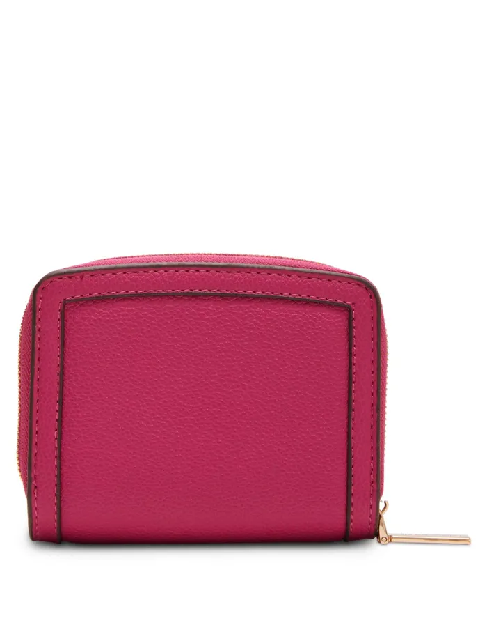 Anne Klein AK Small Curved Wallet Hibiscus Pink Women Handbags