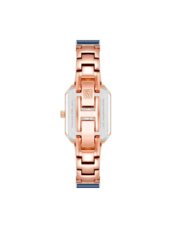 Anne Klein Diamond Dial Bangle Watch Navy Women Watches 038 Jewelry