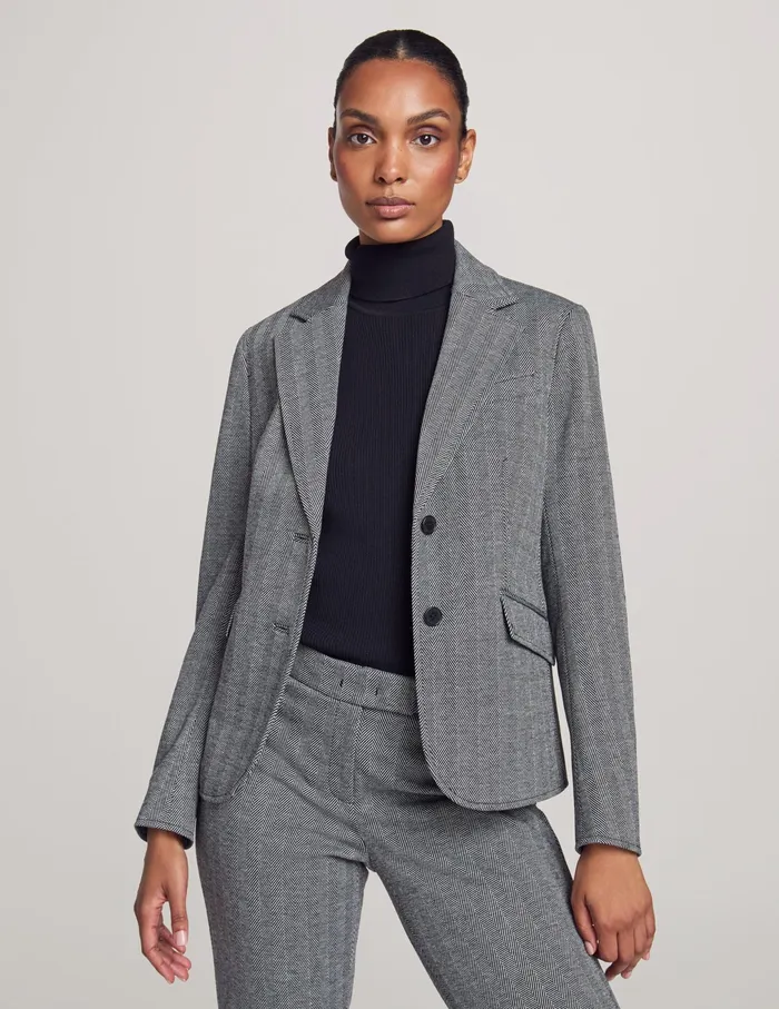 Anne Klein Executive Collection Two Button Jacket With Pants And Skirt Anne Black Combo Women Clothing