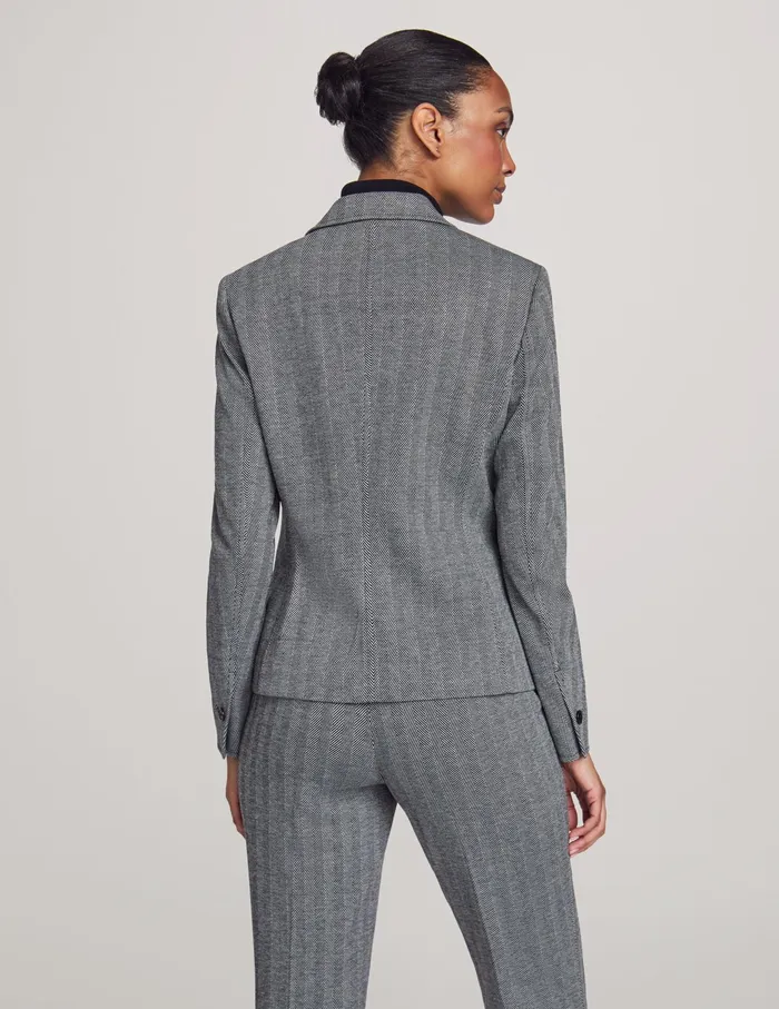 Anne Klein Executive Collection Two Button Jacket With Pants And Skirt Anne Black Combo Women Clothing