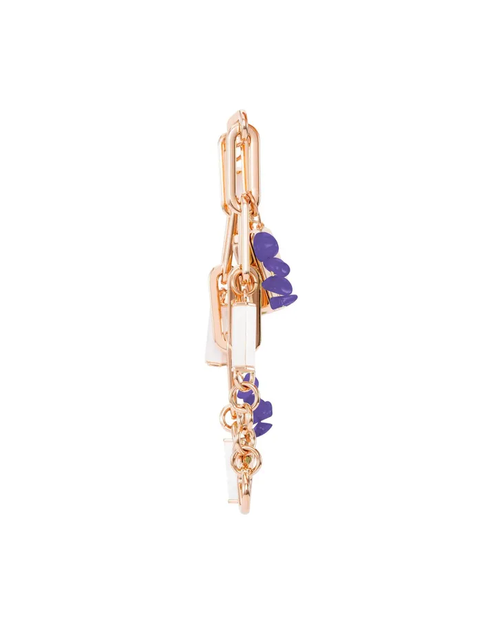 Anne Klein Gemstone Charm Bracelet Watch Amethyst Women Watches 038 Jewelry