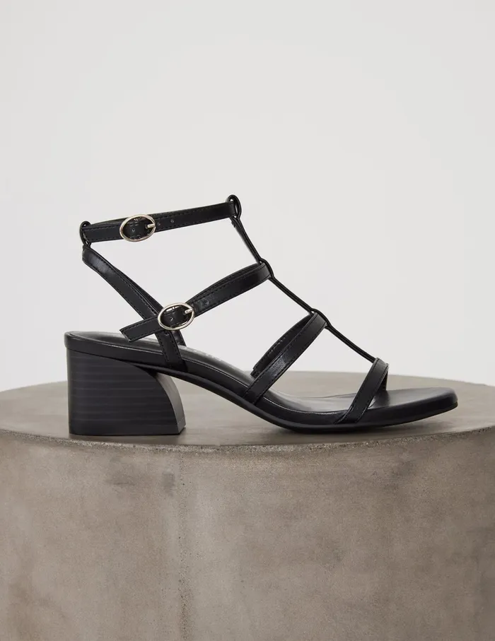 Anne Klein Mecca Dress Sandal Black Women Shoes