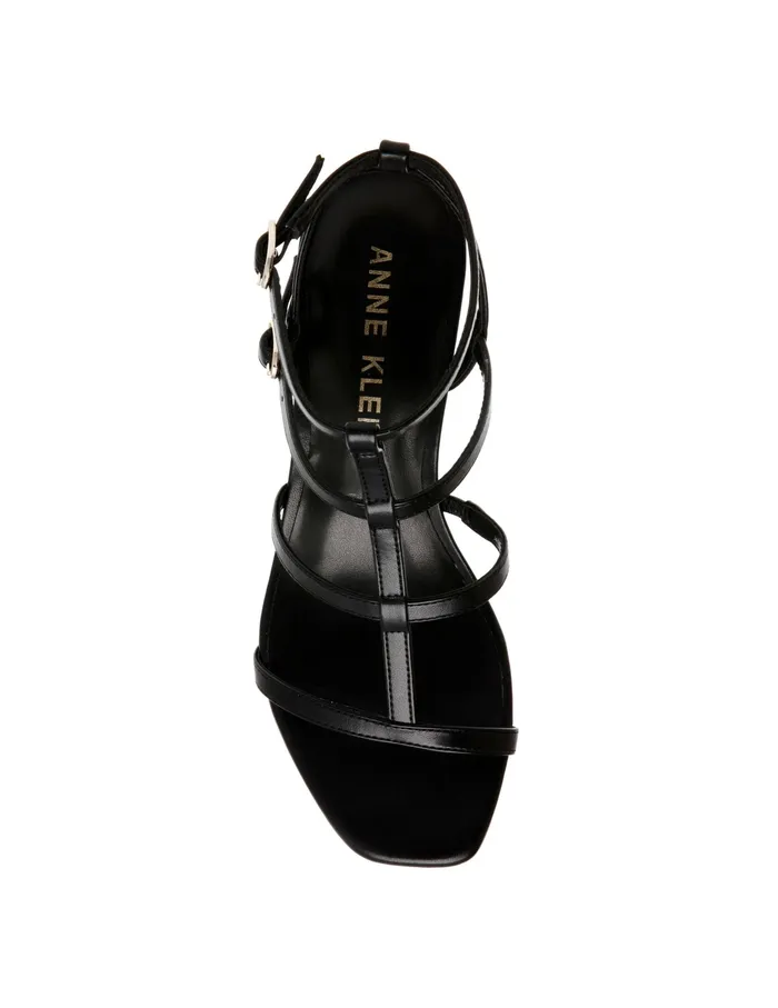 Anne Klein Mecca Dress Sandal Black Women Shoes