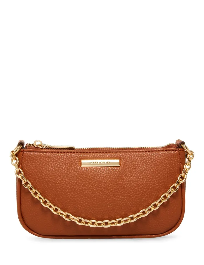 Anne Klein Mini Crossbody With Swag Chain Saddle Women Handbags