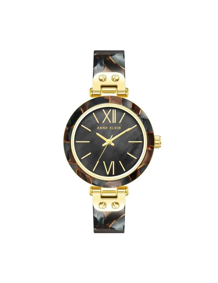 Anne Klein MultiColor Resin Watch Goldtone Women Watches 038 Jewelry