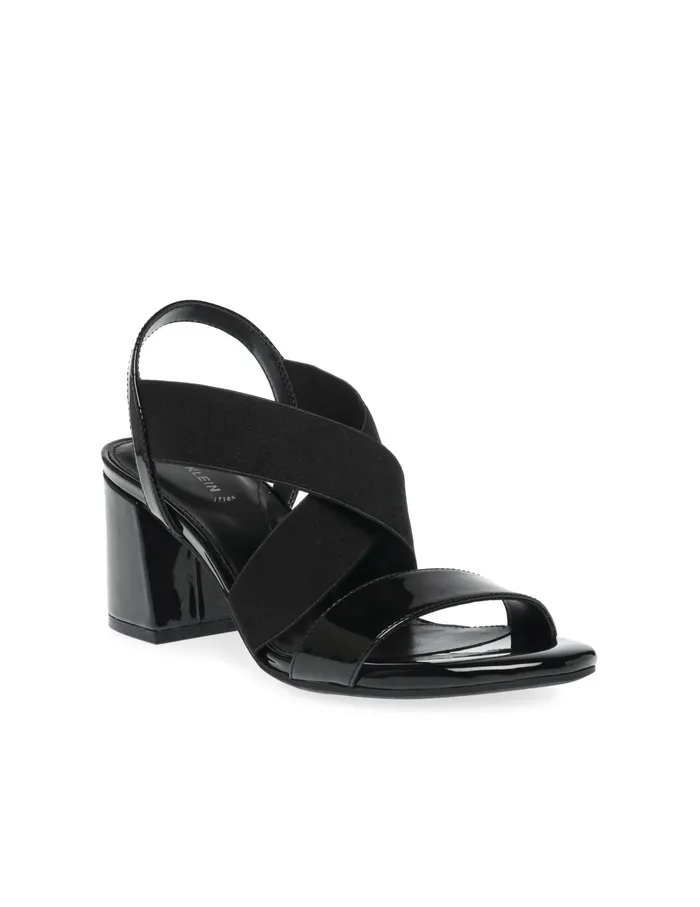 Anne Klein Ressa Block Heel Black Women Shoes