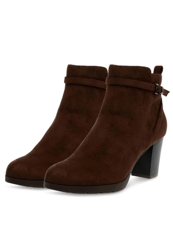 Anne Klein Riah Bootie Dk Brown Ms Women Shoes
