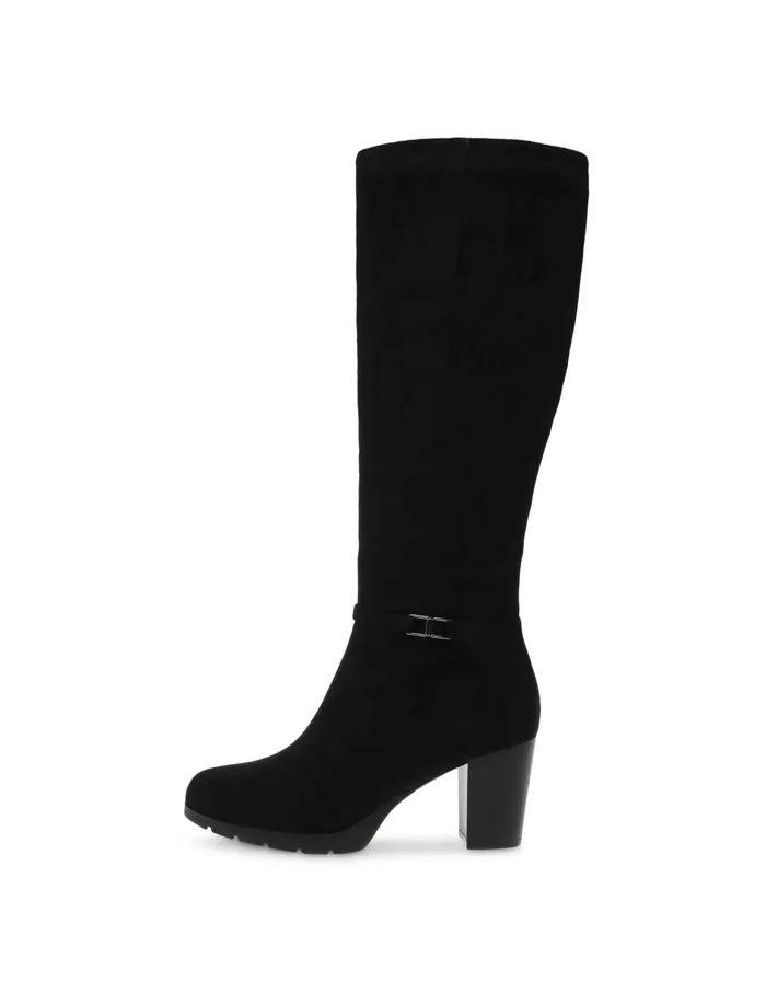 Anne Klein Rya Tall Boot Black Ms Women Shoes