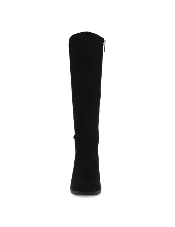 Anne Klein Rya Tall Boot Black Ms Women Shoes